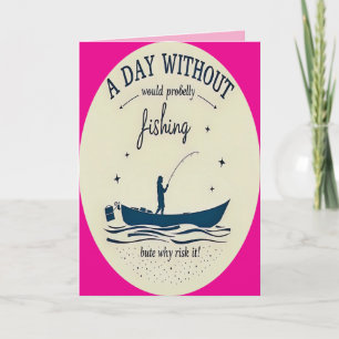 A Fisherman’s Birthday Bash Card