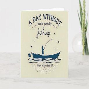 A Fisherman’s Birthday Bash Card