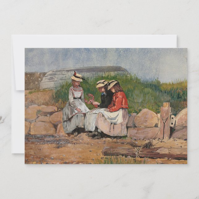 A Fisherman’s Daughter | Winslow Homer (Front)