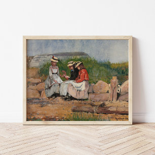 A Fisherman’s Daughter   Winslow Homer Poster