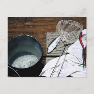 A Fisherman's Catch Postcard