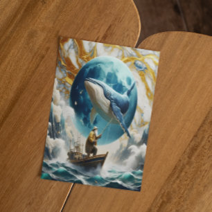 A Fishermans Cosmic Catch Postcard