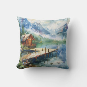 A Fishing Hose On The Lake Cushion