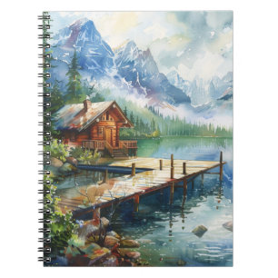 A Fishing Hose On The Lake Notebook