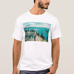 A Fishing Scene with a Huge Catch T-Shirt