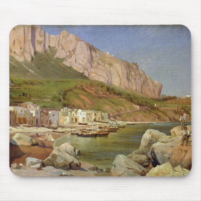 A Fishing Village at Capri Mouse Mat (Front)