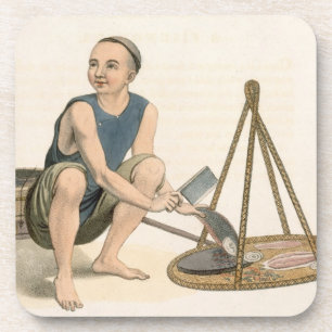 A Fishmonger, plate 39 from 'The Costumes of China Coaster