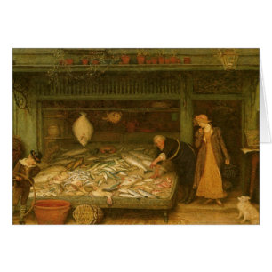 A Fishmonger's Shop by Frederick Walker