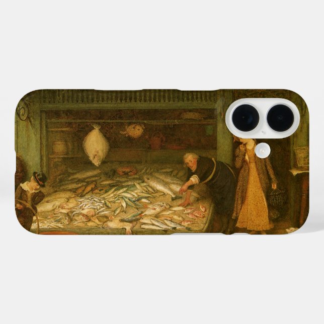 A Fishmonger's Shop by Frederick Walker Case-Mate iPhone Case (Back (Horizontal))