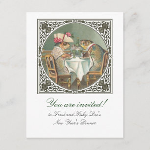 A Fishy Date Customisable Invitation