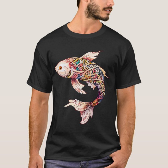 A Fishy Frenzy of Colour T-Shirt (Front)