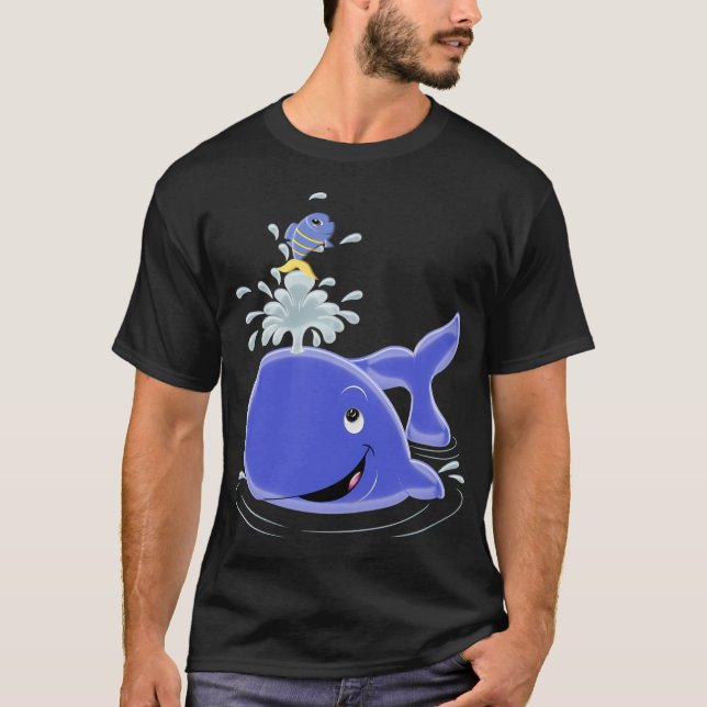 A Fishy Surprise, magical fun T-Shirt (Front)
