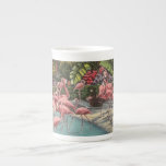 A Flamboyance of Flamingos Mug<br><div class="desc">We've found a vintage postcard illustration of flamingos and repurposed it on a lovely china mug.</div>