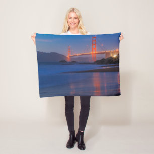 a fleece blanket