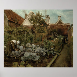 A Flemish Garden Poster