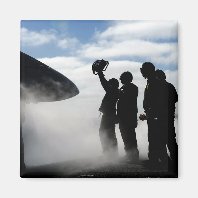 A flight deck crew member magnet (Front)