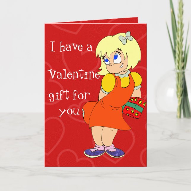 A Flirty Valentine Holiday Card (Front)