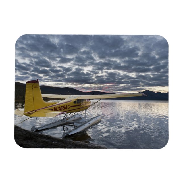 A floatplane in scenic Takahula Lake Magnet (Horizontal)