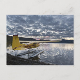 A floatplane in scenic Takahula Lake Postcard