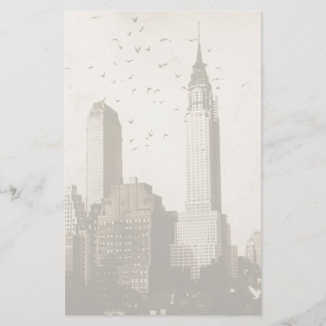 A flock of birds flying stationery (Front)