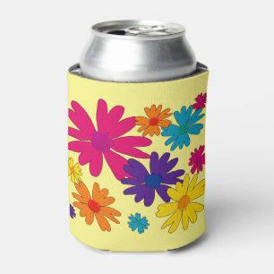A floral bed of daisy flowers  can cooler