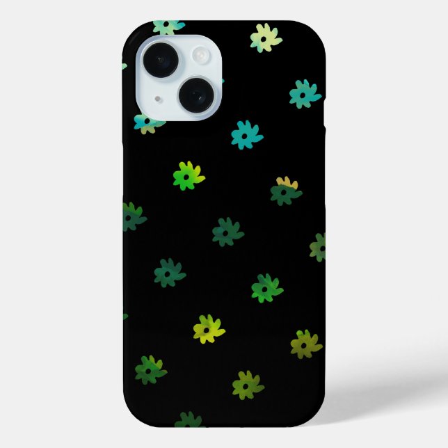 a floral design . coloured flowers Case-Mate iPhone case (Back)