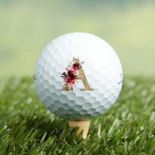 A Floral Golf Balls