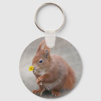 A Flower for You Keyring