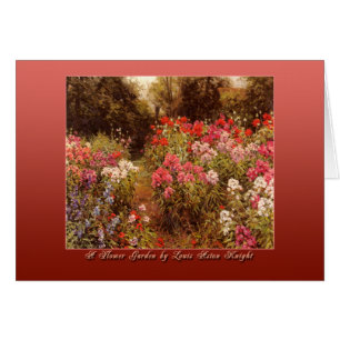 A Flower Garden by Louis Aston Knight