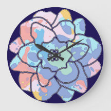 A flower made of paint stains