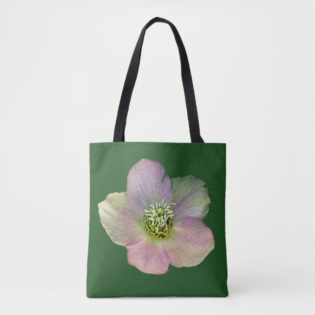 A flower tote bag (Front)