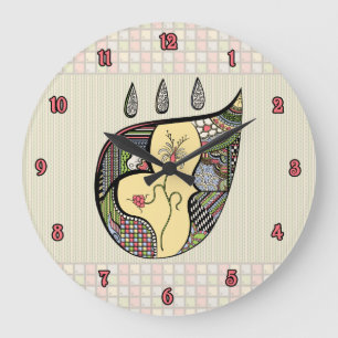 A Flower Within Clock