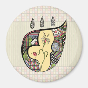 A Flower Within Magnet