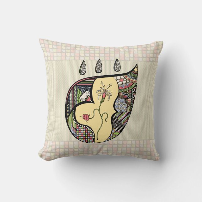 A Flower Within Pillow (Front)