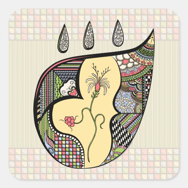 A Flower Within Sticker (Front)