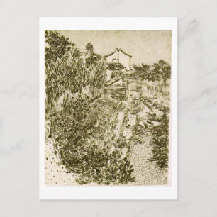 A Flowering Garden, Vincent van Gogh Postcard