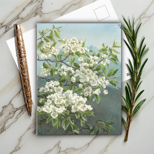 A Flowering Pear Tree, Christensen 1891 Postcard