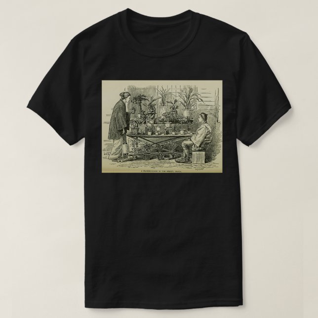 A Flowerstand in the Street Osaka from the book x2 T-Shirt (Design Front)