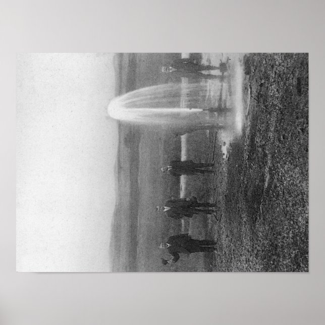 A Flowing Well in the Judith BasinMontana Poster (Front)