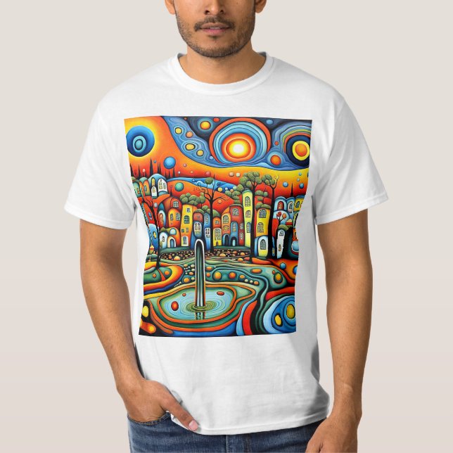 A Fluid Landscape 1 T-Shirt (Front)