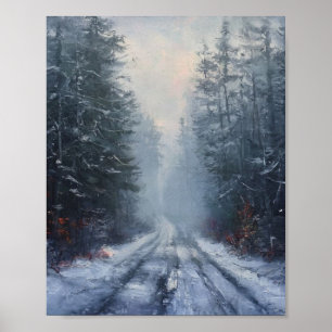 A Fog-Drenched Journey Through the Whispering Wint Poster