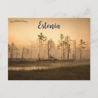 A Foggy Day in Kolga Harju County Estonia Postcard