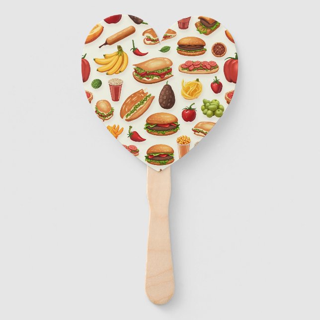 a food-shaped fan (Front)