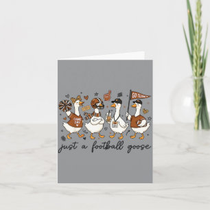 A Football Goose Touchdown Season Game Day Men Card