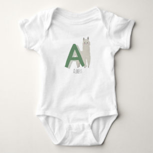 A for Alpaca Baby Bodysuit