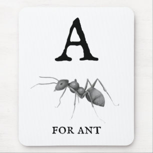 "A" for Ant Mouse Mat