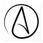 'A' For Atheism Poster