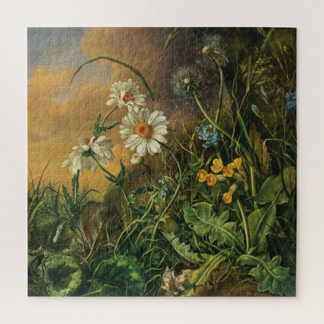 A Forest Floor with Daisies, Primroses, ... Jigsaw Puzzle (Vertical)
