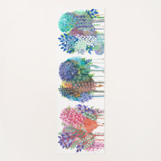 A forest of flowers yoga mat