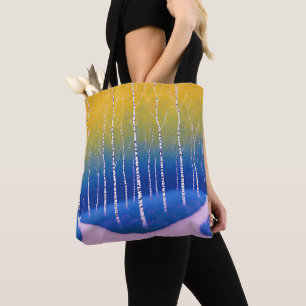 A Fork in Time – A Woodland Landscape Tote Bag